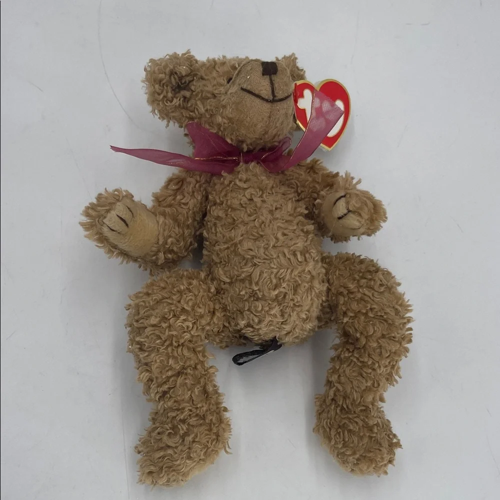Ty Beanie Babies, Ty Attic Treasure 1992 1st Gen Tag Reggie the Jointed Bear